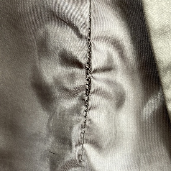 Vintage 90s Y2K Jacket Blazer by ENJOY medium brown shimmer kimono sleeve - Picture 13 of 16